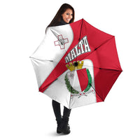 Malta Umbrella with Coat of Arms and Island Map Design - Wonder Print Shop