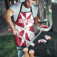 Malta Apron with Red White Crossburst Design - Wonder Print Shop