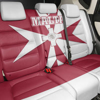 Malta Back Car Seat Cover with Red White Crossburst Design - Wonder Print Shop