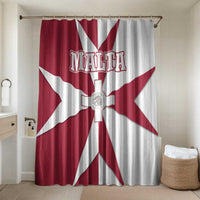Malta Bathroom Set with Red White Crossburst Design - Wonder Print Shop