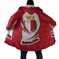 Malta Cloak with Red White Swirl Design - Wonder Print Shop