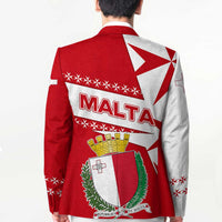 Malta Blazer with Red White Starburst Design - Wonder Print Shop