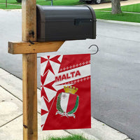 Malta Garden Flag with Red White Starburst Design - Wonder Print Shop