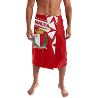 Malta Lavalava with Red White Starburst Design - Wonder Print Shop