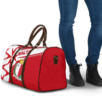 Malta Travel Bag with Red White Starburst Design - Wonder Print Shop
