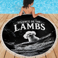 A Little Lamb in the Killer Silence Cute Serial Dog Beach Blanket Pet Lover