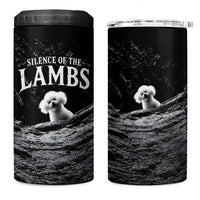 A Little Lamb in the Killer Silence Cute Serial Dog 4 in 1 Can Cooler Tumbler Pet Lover