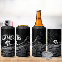 A Little Lamb in the Killer Silence Cute Serial Dog 4 in 1 Can Cooler Tumbler Pet Lover