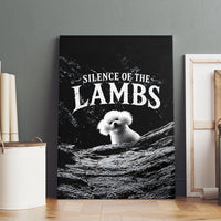 A Little Lamb in the Killer Silence Cute Serial Dog Canvas Wall Art Pet Lover