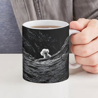 A Little Lamb in the Killer Silence Cute Serial Dog Ceramic Mug Pet Lover