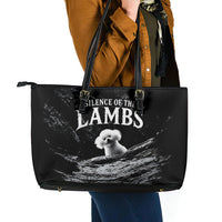 A Little Lamb in the Killer Silence Cute Serial Dog Leather Tote Bag Pet Lover