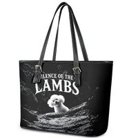 A Little Lamb in the Killer Silence Cute Serial Dog Leather Tote Bag Pet Lover
