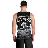 A Little Lamb in the Killer Silence Cute Serial Dog Men Tank Top Pet Lover