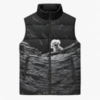 A Little Lamb in the Killer Silence Cute Serial Dog Sleeveless Puffer Jacket Pet Lover