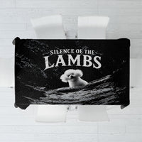 A Little Lamb in the Killer Silence Cute Serial Dog Tablecloth Pet Lover