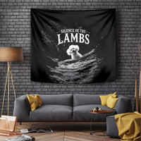 A Little Lamb in the Killer Silence Cute Serial Dog Tapestry Pet Lover