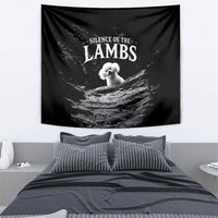 A Little Lamb in the Killer Silence Cute Serial Dog Tapestry Pet Lover