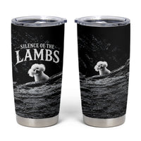 A Little Lamb in the Killer Silence Cute Serial Dog Tumbler Cup Pet Lover