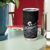 A Little Lamb in the Killer Silence Cute Serial Dog Tumbler Cup Pet Lover