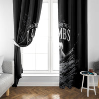 A Little Lamb in the Killer Silence Cute Serial Dog Window Curtain Pet Lover