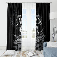 A Little Lamb in the Killer Silence Cute Serial Dog Window Curtain Pet Lover