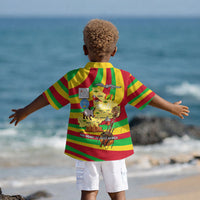 Mali Independence Day Kid Hawaiian Shirt West African Kora Musician Cultural