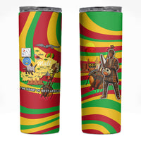 Mali Independence Day Skinny Tumbler West African Kora Musician Cultural