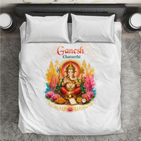 Ganesh Chaturthi Lord Ganesha Bedding Set Traditional Hindu Elephant God Mandala Art Spiritual