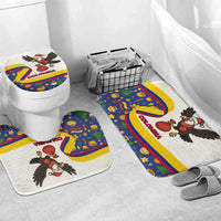 Colombia Christmas Bathroom Set with Santa Condor Gift Bag and Holiday Food Pattern - Wonder Print Shop