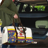 Colombia Christmas Travel Bag with Santa Condor Gift Bag and Holiday Food Pattern - Wonder Print Shop
