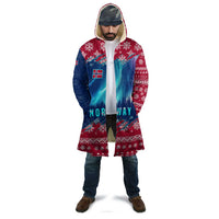 Norway Christmas Cloak with Northern Lights Snowflake Pattern and Nordic Forest - Wonder Print Shop