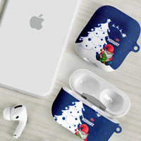 Norway Christmas AirPods Case with Nordic Gnome Santa White Tree and Snowflake - Wonder Print Shop