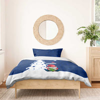 Norway Christmas Bedding Set with Nordic Gnome Santa White Tree and Snowflake - Wonder Print Shop