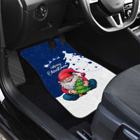 Norway Christmas Car Mats with Nordic Gnome Santa White Tree and Snowflake - Wonder Print Shop