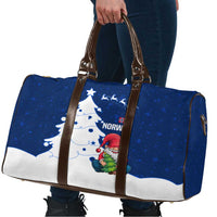 Norway Christmas Travel Bag with Nordic Gnome Santa White Tree and Snowflake - Wonder Print Shop
