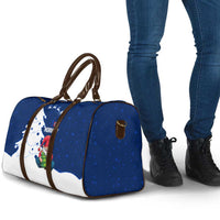 Norway Christmas Travel Bag with Nordic Gnome Santa White Tree and Snowflake - Wonder Print Shop