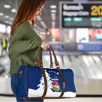 Norway Christmas Travel Bag with Nordic Gnome Santa White Tree and Snowflake - Wonder Print Shop