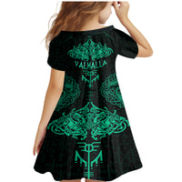 Viking Family Matching Mermaid Dress and Hawaiian Shirt Valhalla's Eternal Glory - Wonder Print Shop