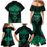 Viking Family Matching Mermaid Dress and Hawaiian Shirt Valhalla's Eternal Glory - Wonder Print Shop
