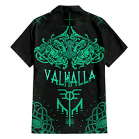 Viking Family Matching Off Shoulder Maxi Dress and Hawaiian Shirt Valhalla's Eternal Glory - Wonder Print Shop