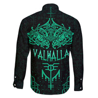Viking Family Matching Short Sleeve Bodycon Dress and Hawaiian Shirt Valhalla's Eternal Glory - Wonder Print Shop