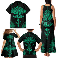 Viking Family Matching Tank Maxi Dress and Hawaiian Shirt Valhalla's Eternal Glory - Wonder Print Shop