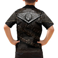 Legendary Viking Armor Family Matching Puletasi Dress and Hawaiian Shirt Triple Horn Saga - Wonder Print Shop