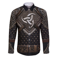 Legendary Viking Armor Family Matching Puletasi Dress and Hawaiian Shirt Triple Horn Saga - Wonder Print Shop