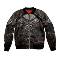 Viking Warrior Armor Bomber Jacket Fenrir Wolf Symbol - Wonder Print Shop