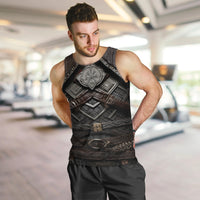 Viking Warrior Armor Men Tank Top Fenrir Wolf Symbol - Wonder Print Shop