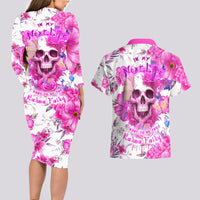 In My Next Life I Want To Be The Karma Fairy Couples Matching Long Sleeve Bodycon Dress and Hawaiian Shirt - Wonder Print Shop