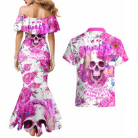 In My Next Life I Want To Be The Karma Fairy Couples Matching Mermaid Dress and Hawaiian Shirt - Wonder Print Shop