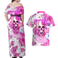 In My Next Life I Want To Be The Karma Fairy Couples Matching Off Shoulder Maxi Dress and Hawaiian Shirt - Wonder Print Shop