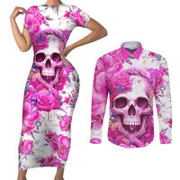 In My Next Life I Want To Be The Karma Fairy Couples Matching Short Sleeve Bodycon Dress and Long Sleeve Button Shirts - Wonder Print Shop